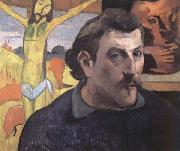 Paul Gauguin Self-Portrait with Yellow Christ